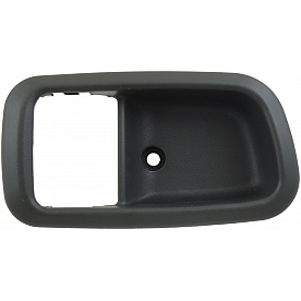 Help! By Dorman Interior Door Handle Bezel - Dark Gray Plastic - 91356