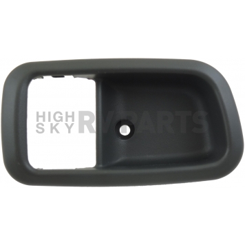 Help! By Dorman Interior Door Handle Bezel - Dark Gray Plastic - 91356