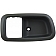 Help! By Dorman Interior Door Handle Bezel - Dark Gray Plastic - 91356