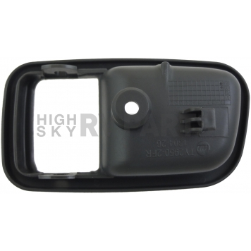 Help! By Dorman Interior Door Handle Bezel - Dark Gray Plastic - 91356-1