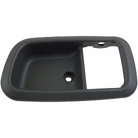 Help! By Dorman Interior Door Handle Bezel - Dark Gray Plastic - 91357