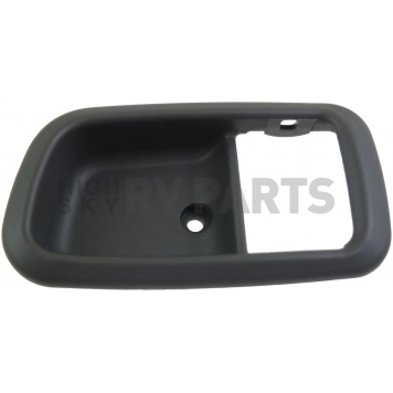Help! By Dorman Interior Door Handle Bezel - Dark Gray Plastic - 91357