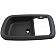 Help! By Dorman Interior Door Handle Bezel - Dark Gray Plastic - 91357