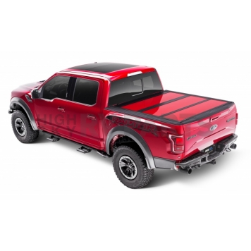 ARE Truck Caps Tonneau Cover Hard Folding Bright Red Aluminum - AR42008L-3R3-1