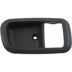Help! By Dorman Interior Door Handle Bezel - Dark Gray Plastic - 91358