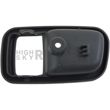 Help! By Dorman Interior Door Handle Bezel - Dark Gray Plastic - 91358-1