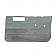 Omix-Ada Door Panel - Vinyl/ Carpet Charcoal - 5FN38SSA