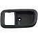 Help! By Dorman Interior Door Handle Bezel - Dark Gray Plastic - 91359