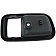 Help! By Dorman Interior Door Handle Bezel - Dark Gray Plastic - 91359