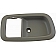 Help! By Dorman Interior Door Handle Bezel - Charcoal Plastic - 91360