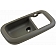 Help! By Dorman Interior Door Handle Bezel - Charcoal Plastic - 91362