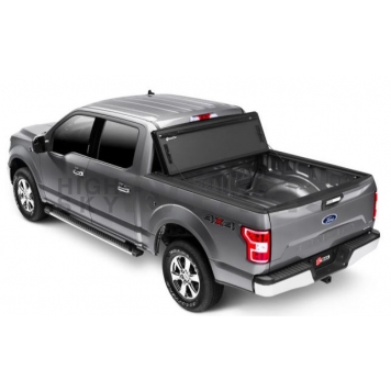BAK Industries Tonneau Cover Hard Folding Black Matte Aluminum - 448339-2