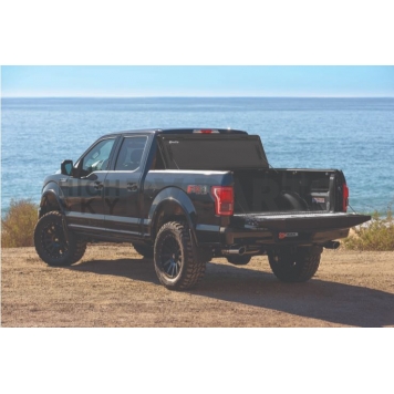 BAK Industries Tonneau Cover Hard Folding Black Matte Aluminum - 448339-6