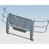 Black Horse Offroad Grille Guard 2-1/4 Inch Black Powder Coated Steel - RUFOF217B