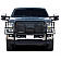 Black Horse Offroad Grille Guard 2-1/4 Inch Black Powder Coated Steel - RUFOF217B