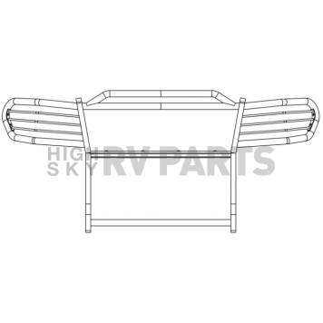 Westin Automotive Grille Guard 1-1/2 Inch Polished Stainless Steel - 451600-1