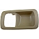 Help! By Dorman Interior Door Handle Bezel - Beige Plastic - 92949