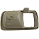 Help! By Dorman Interior Door Handle Bezel - Beige Plastic - 92949