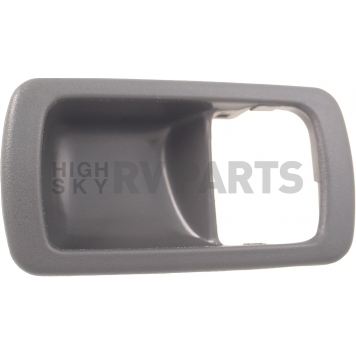 Help! By Dorman Interior Door Handle Bezel - Gray Plastic - 92952
