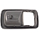 Help! By Dorman Interior Door Handle Bezel - Gray Plastic - 92952
