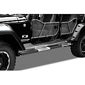 Warrior Products Nerf Bar 2 Inch X 4 Inch Black Powder Coated Steel - 7490