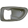 Help! By Dorman Interior Door Handle Bezel - Beige Plastic - 93099