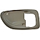 Help! By Dorman Interior Door Handle Bezel - Beige Plastic - 93099