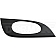Help! By Dorman Interior Door Handle Bezel - Black Plastic - 96458