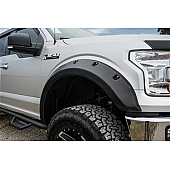 Lund International Fender Flare - Smooth Black Tri-Flex ™ ABS Thermoplastic Set Of 4 - RX135SA