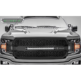 ZROADZ Grille Insert - Laser Cut Web Pattern Black Powder Coated Steel - Z315711