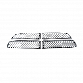 Coast To Coast Grille Insert - Chrome Plated ABS Plastic - GI432