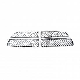 Coast To Coast Grille Insert - Chrome Plated ABS Plastic - GI432