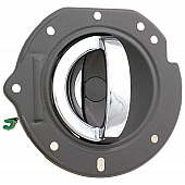 Help! By Dorman Interior Door Handle - Paddle OEM Gray Housing With Silver Lever Single - 88229