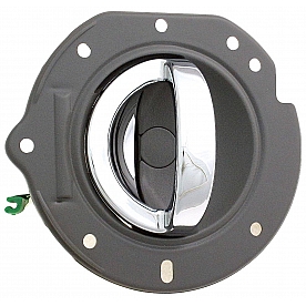 Help! By Dorman Interior Door Handle - Paddle OEM Gray Housing With Silver Lever Single - 88229