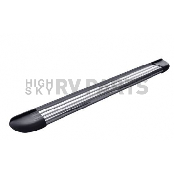 Romik USA Running Board Silver Aluminum Stationary - 21344418