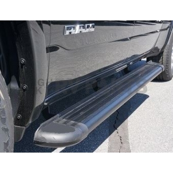 Romik USA Running Board Black Anodized Aluminum Stationary - 21344419-1