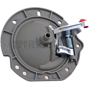 Help! By Dorman Interior Door Handle - Paddle OEM Black Housing With Silver Lever Single - 88239-1