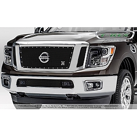 T-Rex Truck Products Grille Insert - Mesh Rectangular Black Powder Coated Steel - 6717851