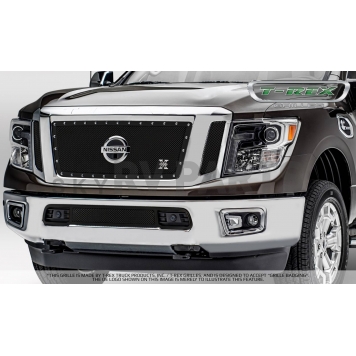 T-Rex Truck Products Grille Insert - Mesh Rectangular Black Powder Coated Steel - 6717851