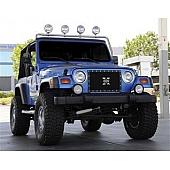 T-Rex Truck Products Grille Insert - Mesh Rectangular Black Powder Coated Steel - 6714901