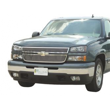 Go Industries Grille Insert - Polished Aluminum Rectangular - 85004