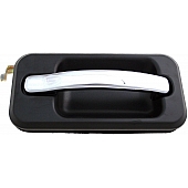 Help! By Dorman Exterior Door Handle - Plastic Silver Lever And Black Housing Single - 83399