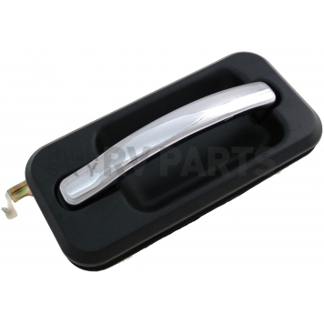 Help! By Dorman Exterior Door Handle - Plastic Silver Lever And Black Housing Single - 83399-2