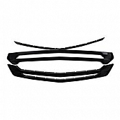 Coast To Coast Grille Insert - Gloss Black ABS Plastic - GI461BLK