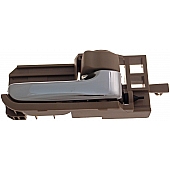 Help! By Dorman Interior Door Handle - Plastic Brown Housing With Silver Lever And Brown Knob Single - 83943