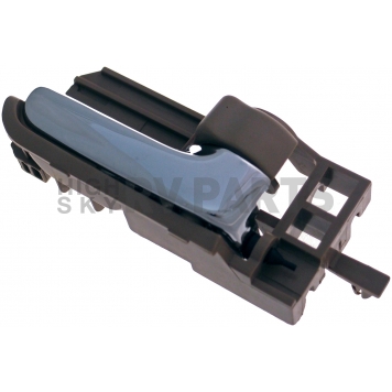 Help! By Dorman Interior Door Handle - Plastic Brown Housing With Silver Lever And Brown Knob Single - 83943-2