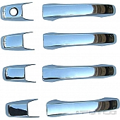 Putco Exterior Door Handle Cover - Silver ABS Plastic Chrome Plated - 402129