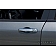 Putco Exterior Door Handle Cover - Silver ABS Plastic Chrome Plated - 402129