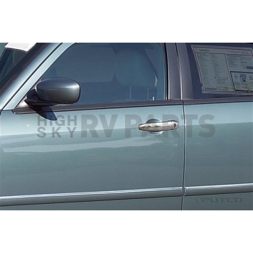 Putco Exterior Door Handle Cover - Silver ABS Plastic Chrome Plated - 402129-3