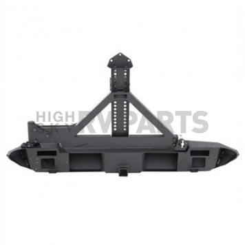 Smittybilt Spare Tire Carrier Smittybilt XRC Bumper Mount Cold Rolled Steel Black - 76654-2